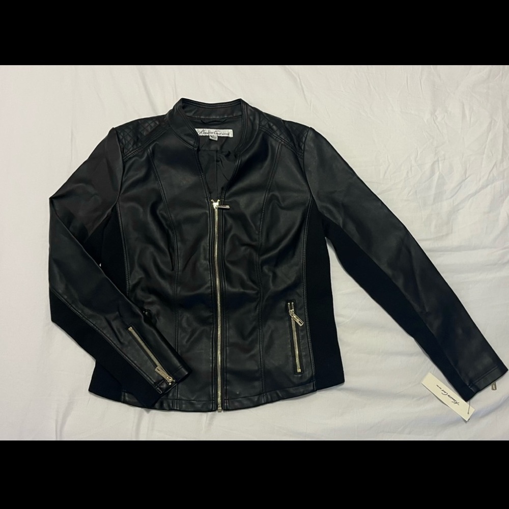 NWT Kenneth Cole Faux Leather Women’s jacket
